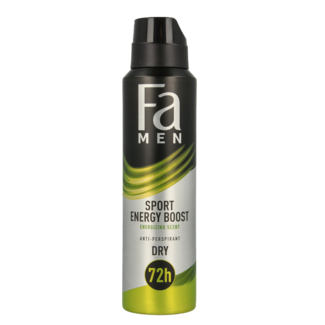 FA FA Desodorante en spray para hombre Sport Energy Boost 150 mililitros