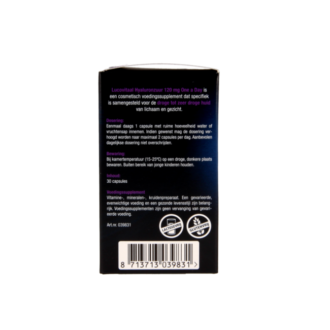 Lucovitaal Acide Hyaluronique peau sèche 30 Capsules