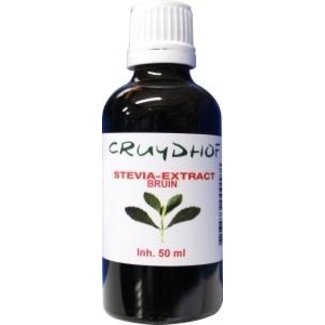 Cruydhof Cruydhof Stevia extract bruin 50 mililitros