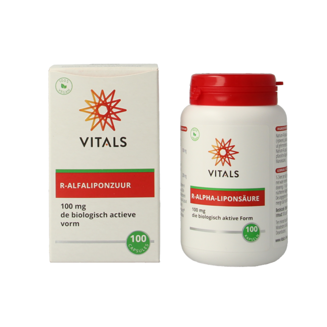R-ácido alfa lipoico 100 Cápsulas