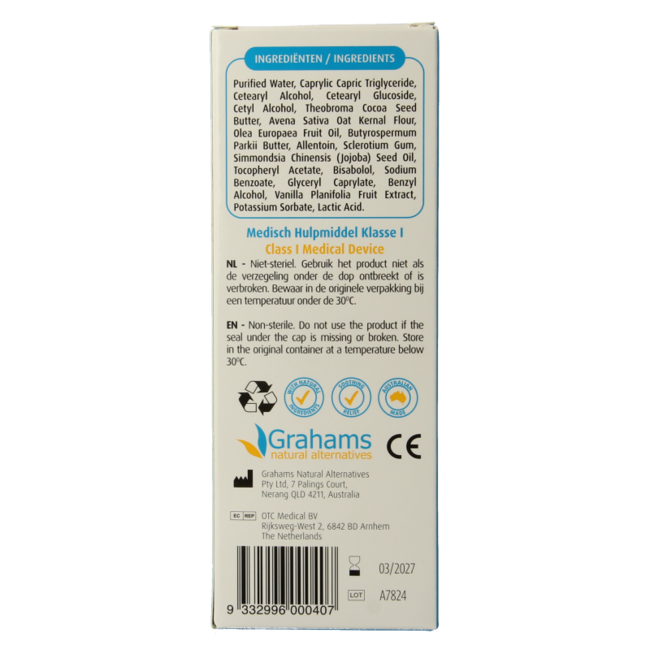 Crème contre l'eczéma 75 g