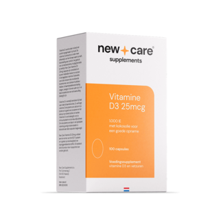 New Care Vitamina D3 25mcg 100 cápsulas