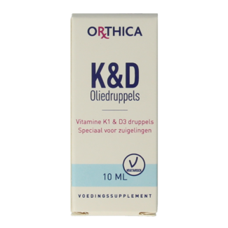 Orthica Vitamina K y D para lactantes 10 mililitros