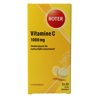 Roter Comprimidos efervescentes limón vit C dúo pack 40 comprimidos efervescentes