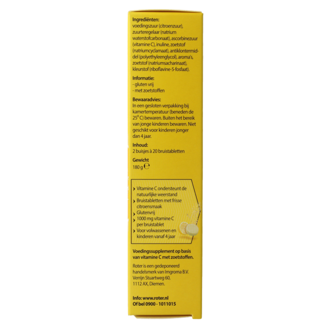 Comprimidos efervescentes limón vit C dúo pack 40 comprimidos efervescentes