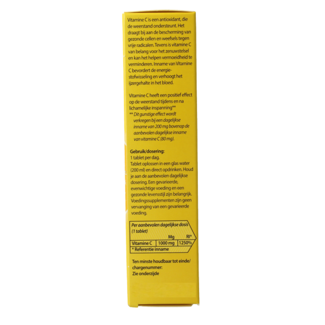 Comprimidos efervescentes limón vit C dúo pack 40 comprimidos efervescentes