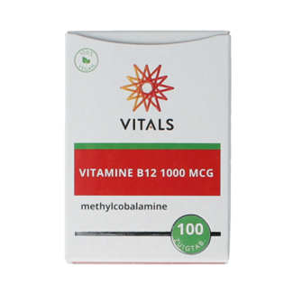 Vitals Vitamina B12 metilo 1000 mcg 100 comprimidos para chupar