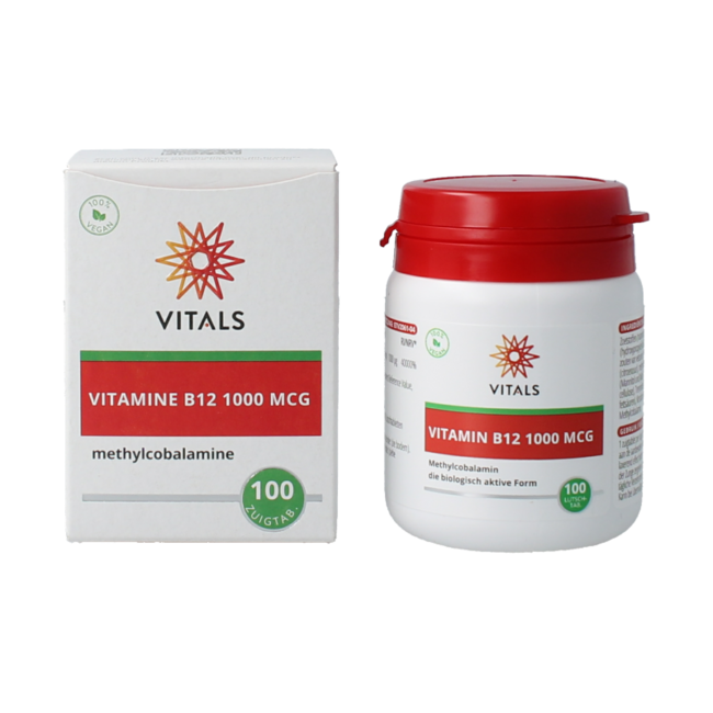 Vitamina B12 metilo 1000 mcg 100 comprimidos para chupar