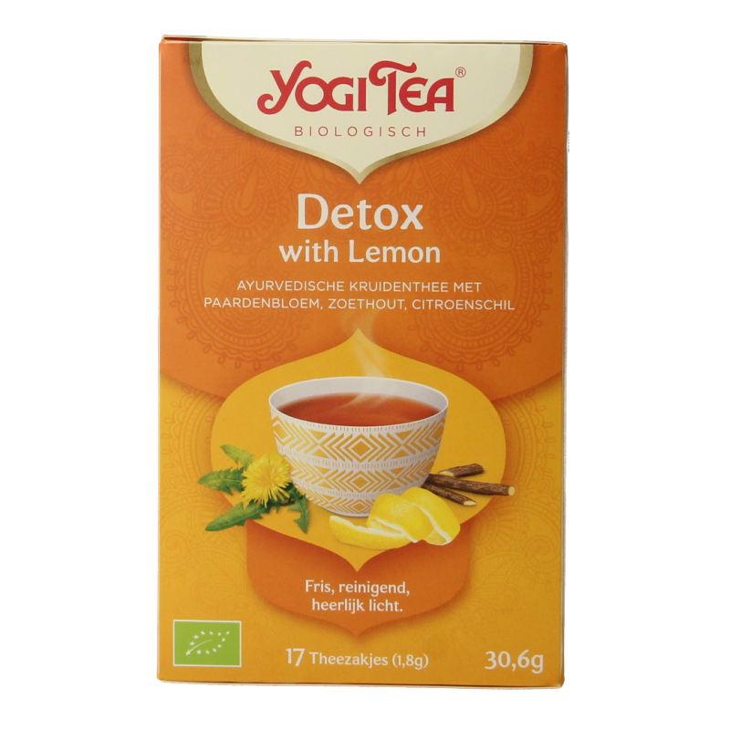 Yogi Tea Detox con limón bio 17 bolsitas
