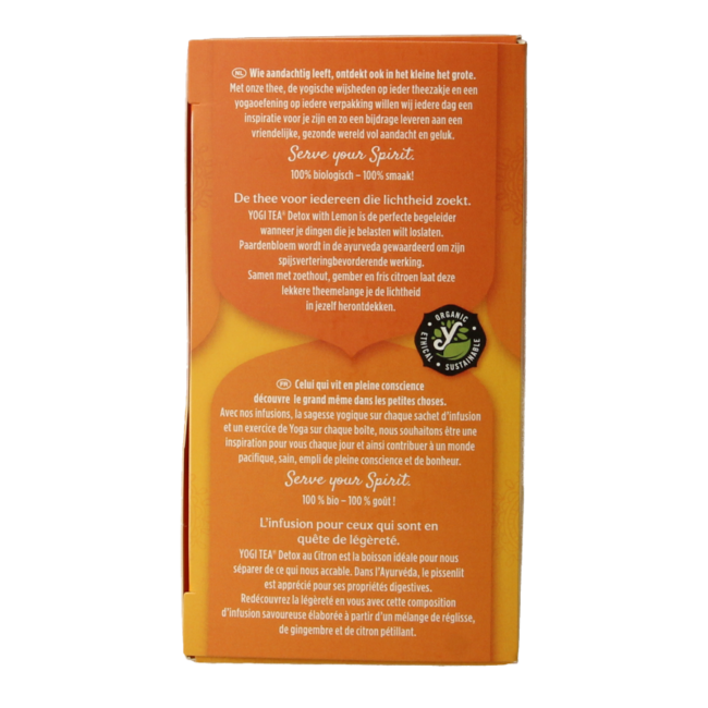 Detox mit Zitrone Bio 17 Beutel