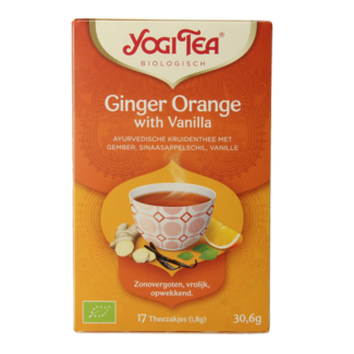Yogi Tea Ginger orange vanilla bio 17 Zakjes