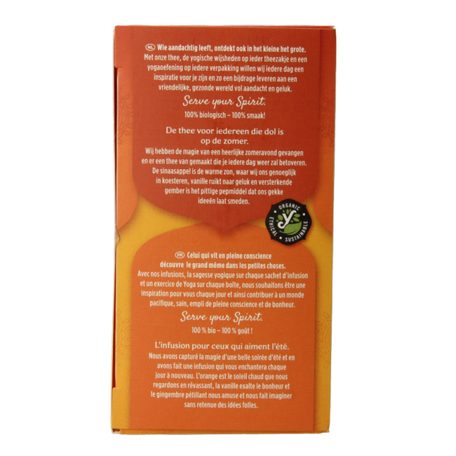 Ginger orange vanilla bio 17 Zakjes