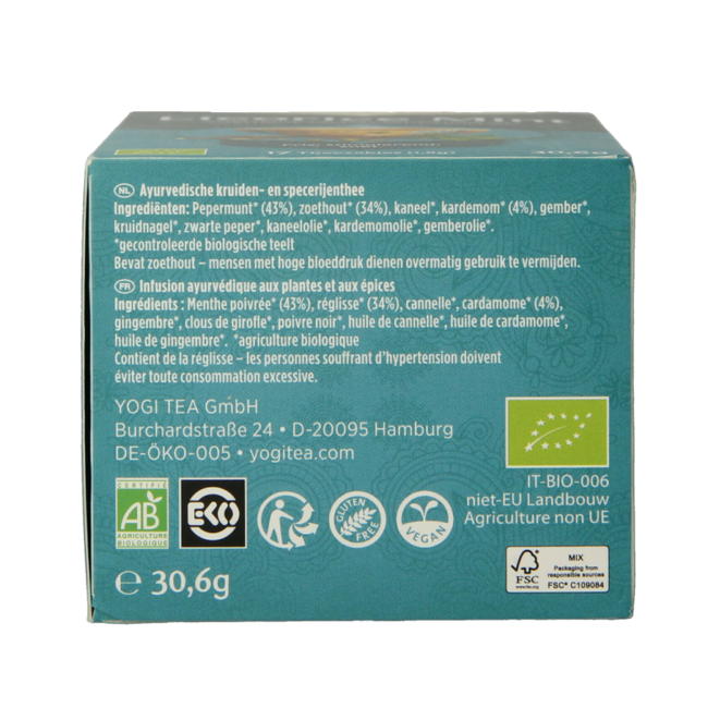 Yogi Tea Licorice mint bio 17 Zakjes