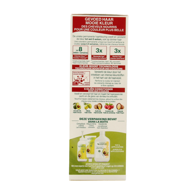 Nutrisse Nutrisse ultra color 5.62 levendig rood  1 Set