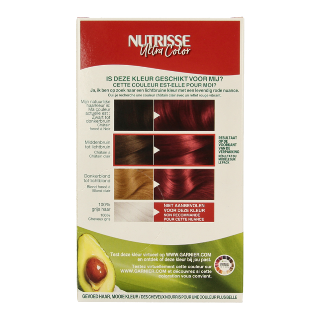 Nutrisse Nutrisse ultra color 5.62 lebhaftes Rot 1 Set