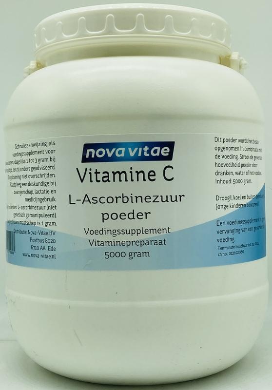 Nova Vitae Vitamina C Pura in Polvere 5kg - Analisi Tecnica