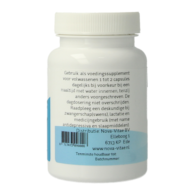 Extracto de Rhodiola rosea de Nova Vitae 60 Cápsulas vegetarianas
