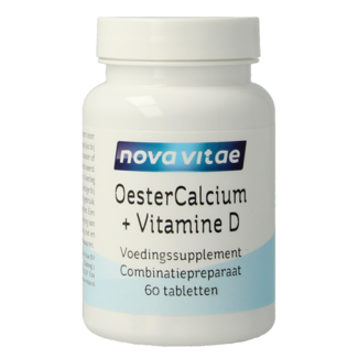 Nova Vitae Nova Vitae Calcium d'Huître Vit D 60 Comprimés