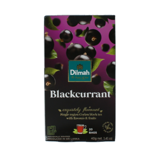 Dilmah Schwarze Johannisbeere Fun Tea 20 Beutel