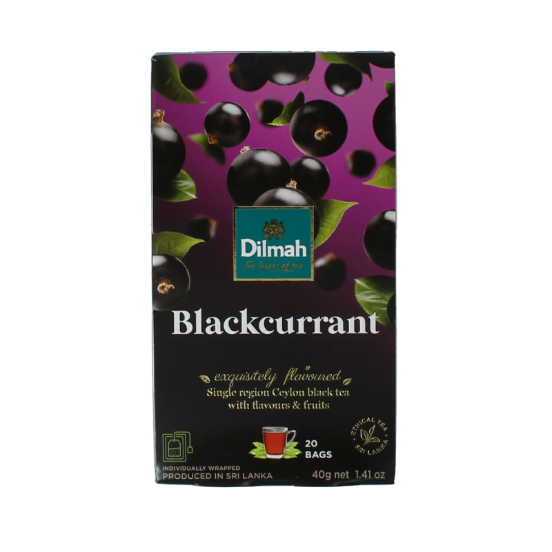 Dilmah Fun Tea Ribes Nero - Tè Nero Ceylon 20 Bustine