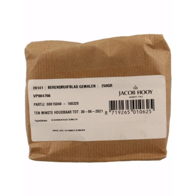 Jacob Hooy Bearberry Leaf Ground 250 Gram