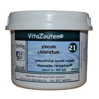 Vitazouten Vitazouten Zincum chloratum/mur. VitaZout nr.21 360 Tabletten