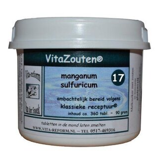 Vitazouten Sole mineralne Manganum sulfuricum VitaZout nr 17, 360 tabletek