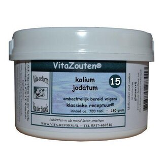 Vitazouten Sole mineralne VitaZout Kalium jodatum nr 15, 720 tabletek