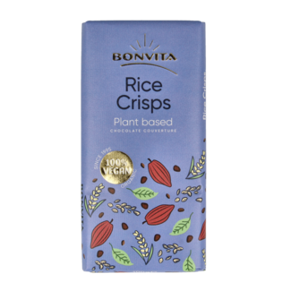 Bonvita Bonvita Chocolate con leche de arroz y arroz inflado bio 100 gramos