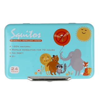 Squitos Squitos Patchs parfumés eucalyptus citronné et citronnelle 24 pièces