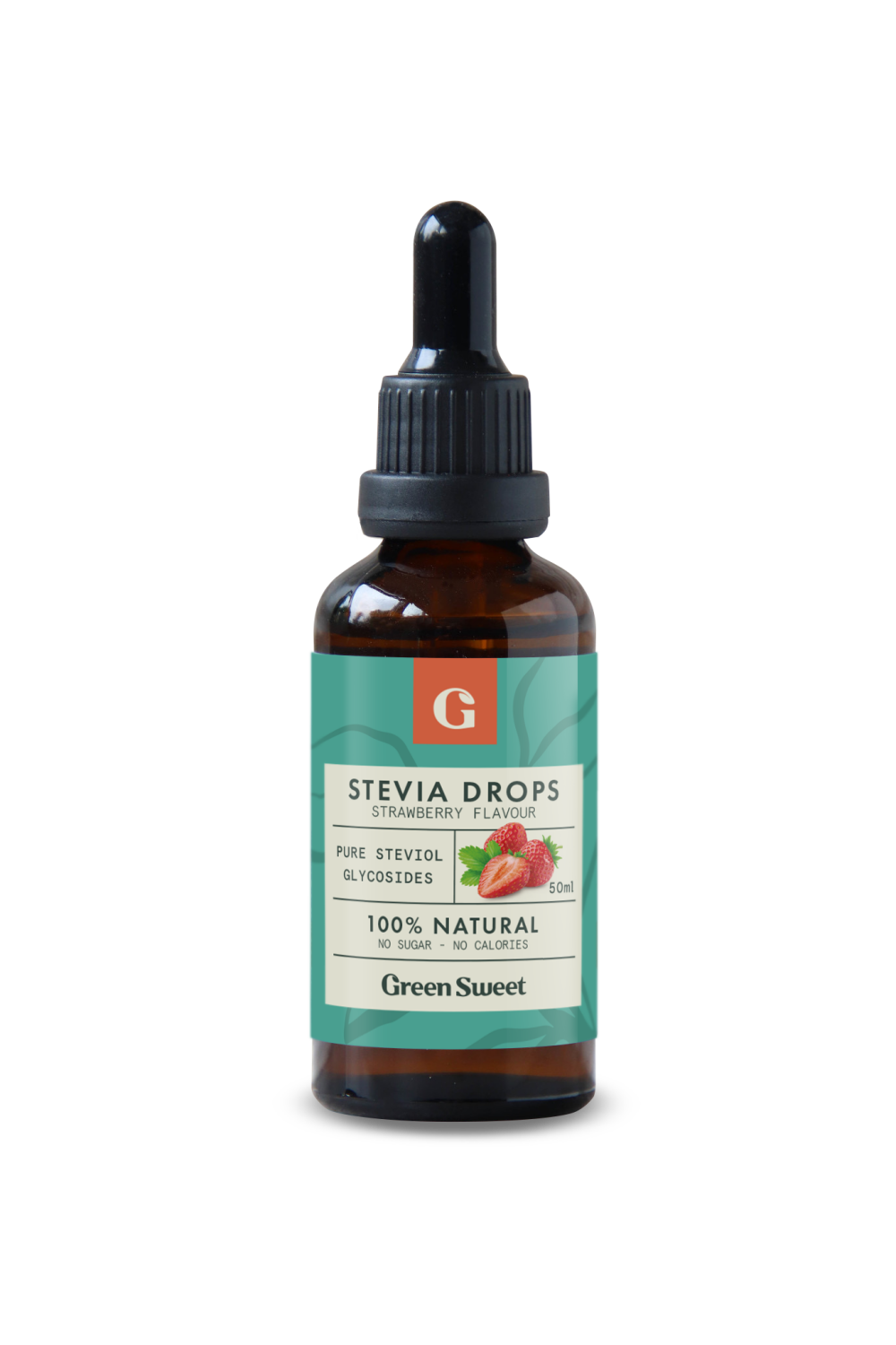Green Sweet Vloeibaar stevia aardbei 50 Milliliter