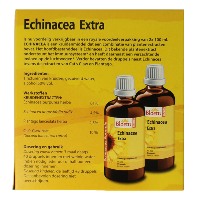 Echinacea duo 2 x 100ml 200 mililitros