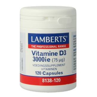 Lamberts Vitamina D3 3000 UI/75 mcg 120 cápsulas
