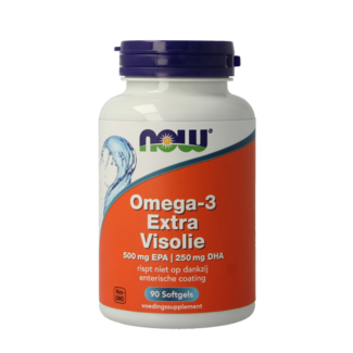 NOW Omega 3 extra 500mg EPA 250mg DHA 90 cápsulas blandas