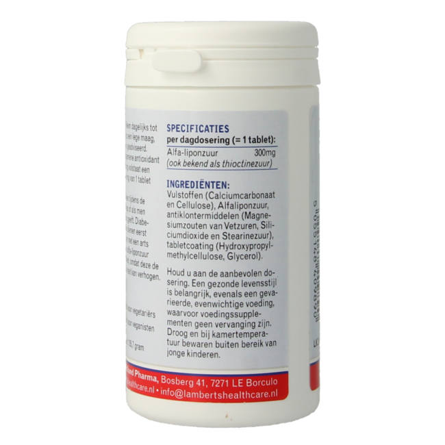 Ácido alfa lipoico 300 mg 90 comprimidos