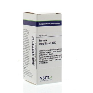 VSM VSM Ferrum metallicum 30K 4 Grammi