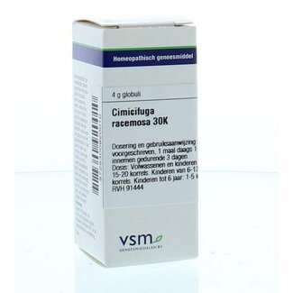 VSM VSM Cimicifuga racemosa 30K 4 Gram