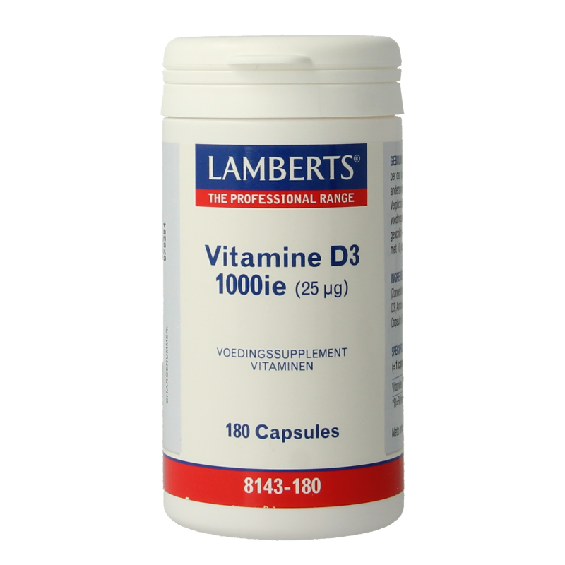 Lamberts Vitamina D3 1000 UI - Supporto Ossa e Immunità