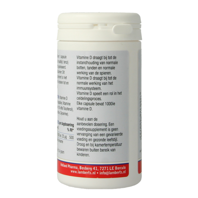 Lamberts Vitamina D3 1000 UI/25 mcg 180 Capsule