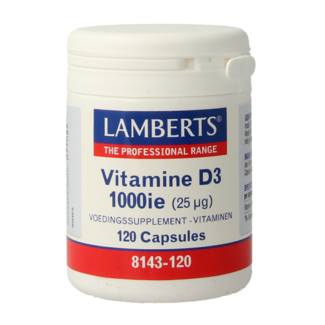 Lamberts Vitamina D3 1000 UI/25 mcg 120 Capsule