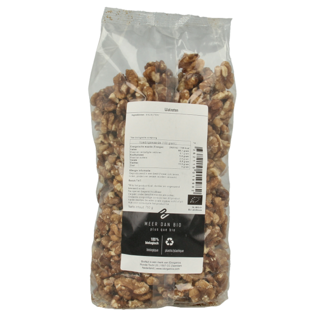 Orzechy włoskie bio 750 gramów