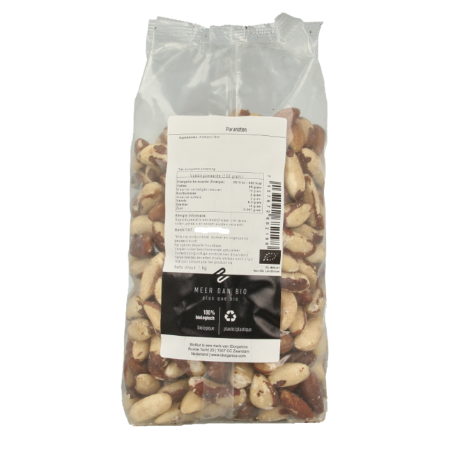 Bionut Organic Brazil Nuts 1 Kilogram