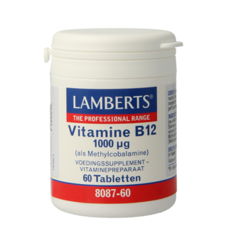 Lamberts Lamberts Vitamine B12 methylcobalamine 1000mcg 60 Tabletten