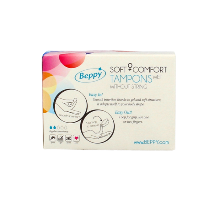 Soft+ comfort tampons wet 2 unidades