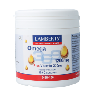 Lamberts Aceite de Pescado Omega 3 6 9 120 Cápsulas