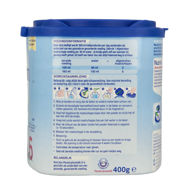 6 Toddler Milk Plus milk powder 400 Gram