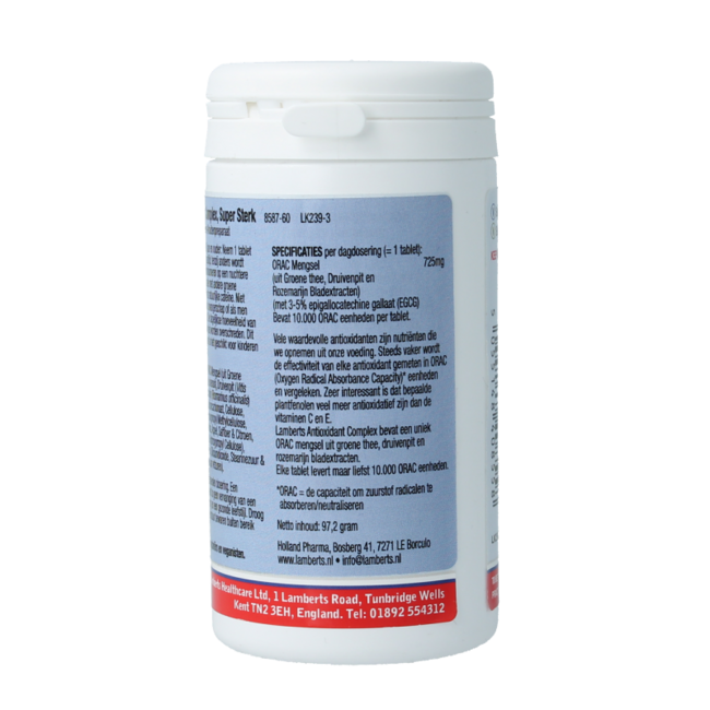 Lamberts Super Strength Antioxidant Complex 60 Tablets