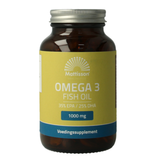 Mattisson Mattisson Omega 3 visolie 35% EPA 25% DHA 1000mg 90 Capsules