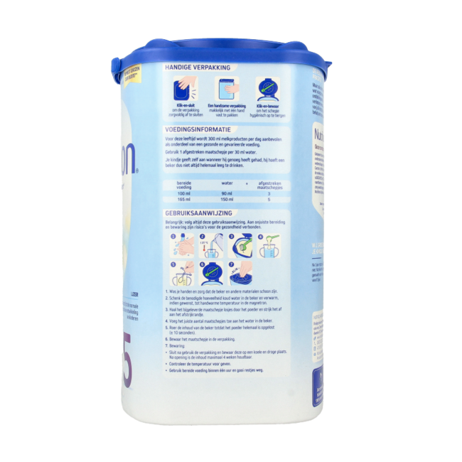 Lait de croissance en poudre 5 pour enfants 800 g