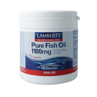 Lamberts Aceite de pescado puro 1100mg omega 3 180 Cápsulas